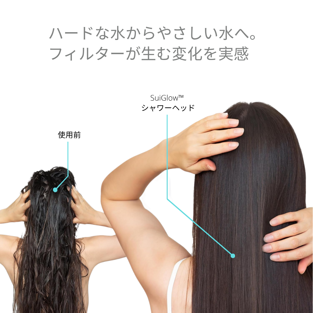SuiGlow™ プレミアムシャワー 【浄水・アロマ・節水】