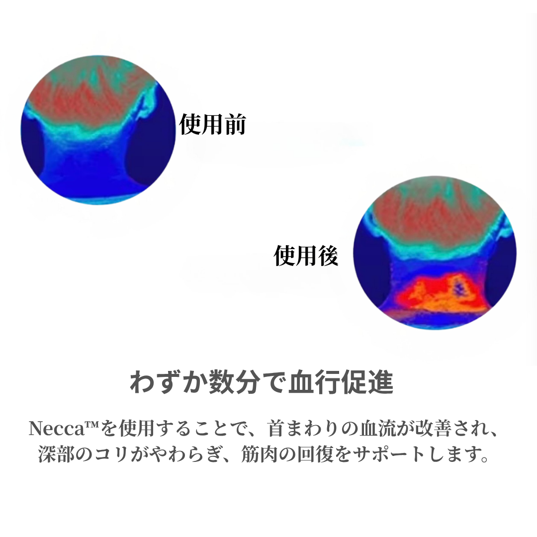 Necca™ ネッカ 【首ストレッチ・指圧・姿勢ケア枕】