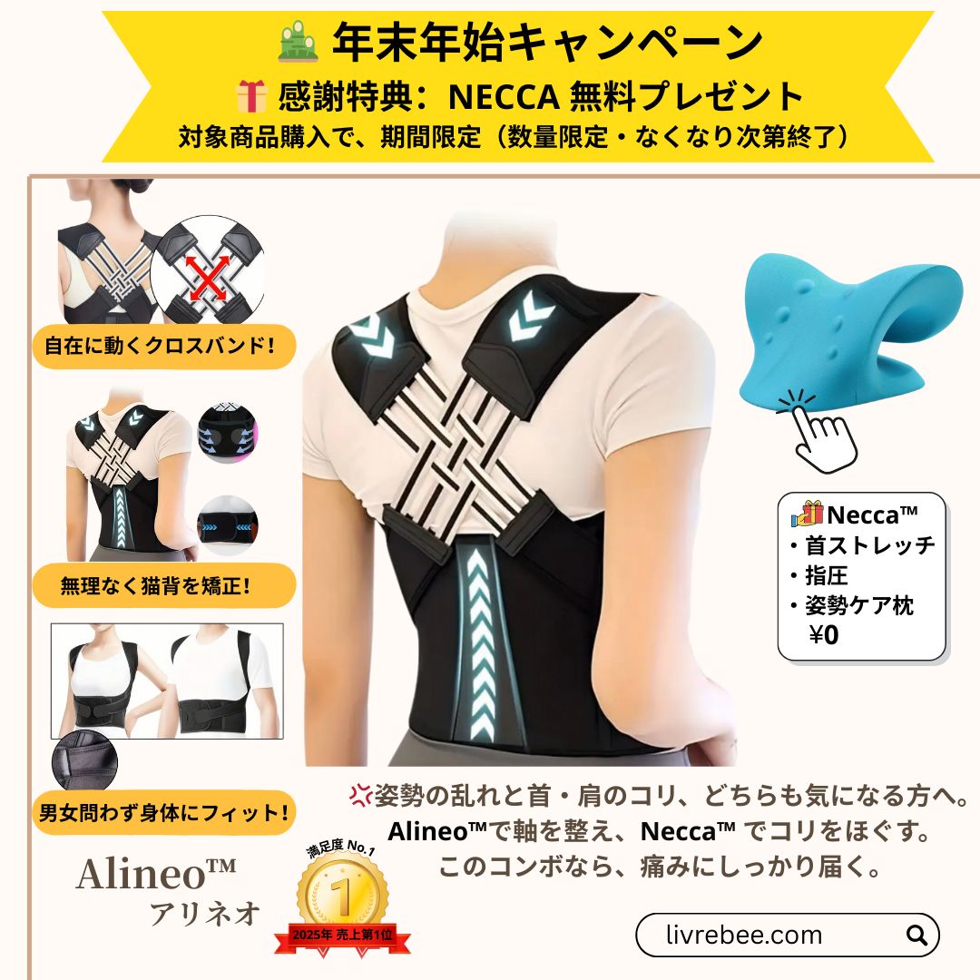Alineo™ アリネオ 【肩腰ケア・肩開き・快適サポート】